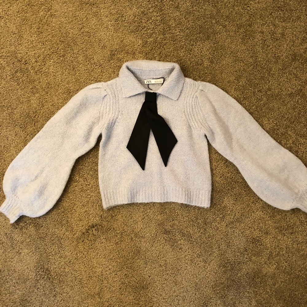 Zara baby blue sweater